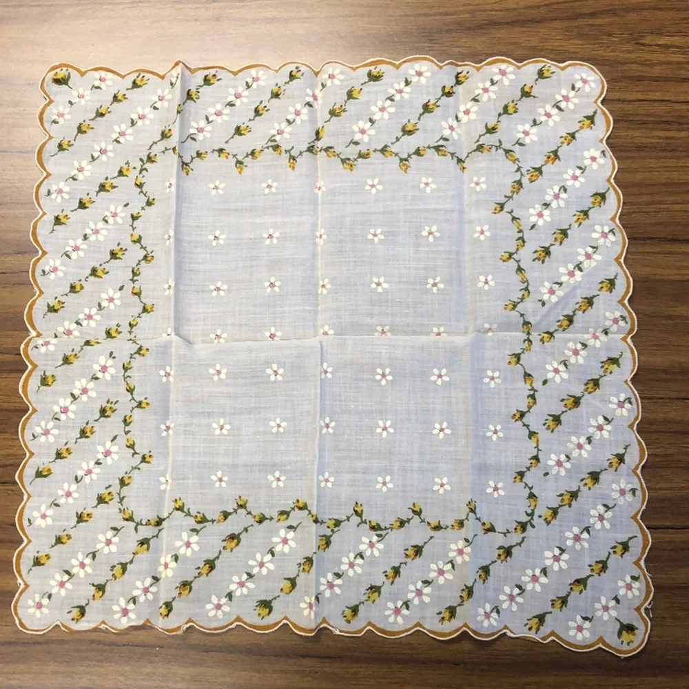 Vintage Handkerchief or Pocket Square